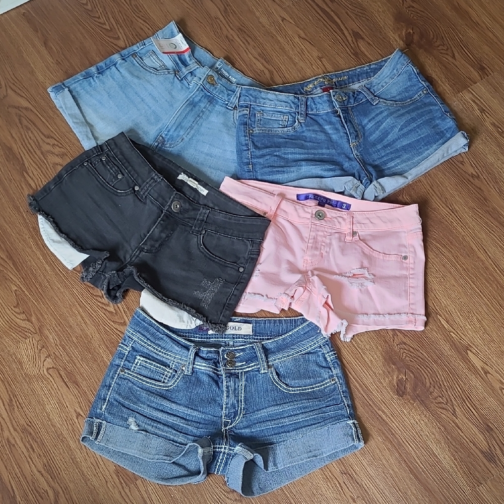 5 Pairs Women's Denim Shorts